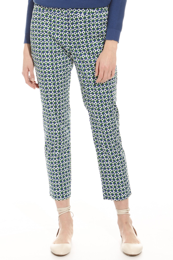 Pantalone in cotone stampato Intrend Pantalone in cotone stampato Intrend