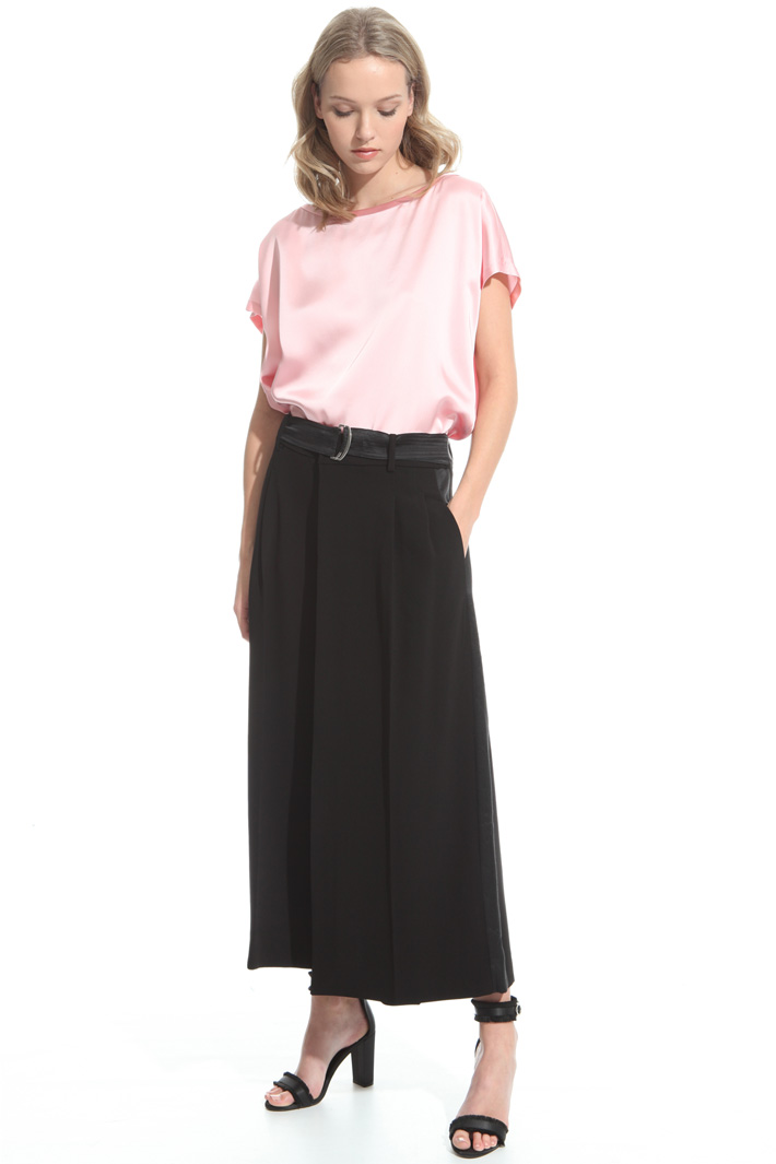 Pantalone ampio in cady fluido Intrend Pantalone ampio in cady fluido Intrend