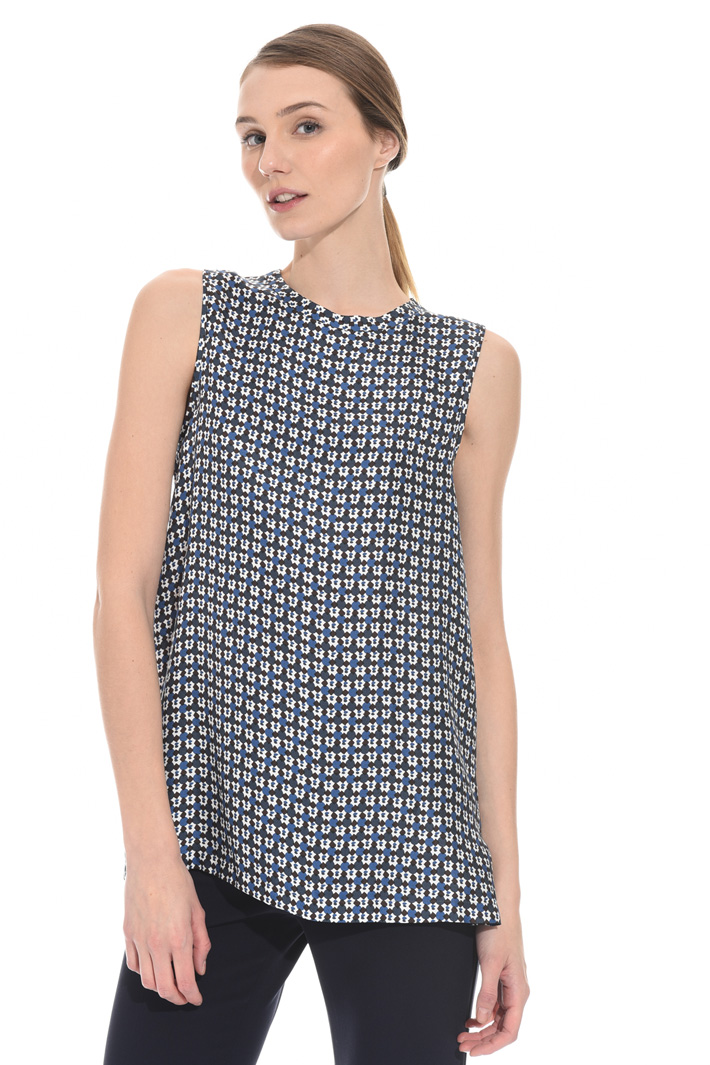 Printed silk top Intrend Printed silk top Intrend