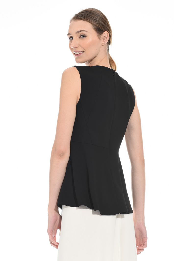 Fitted enver satin top Intrend Fitted enver satin top Intrend