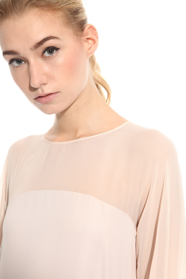 Double georgette tunic Intrend Double georgette tunic Intrend