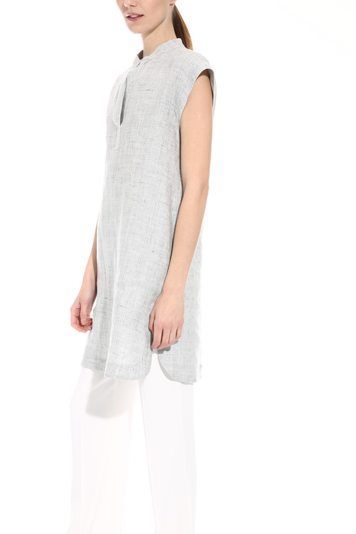 Slub linen tunic Intrend Slub linen tunic Intrend