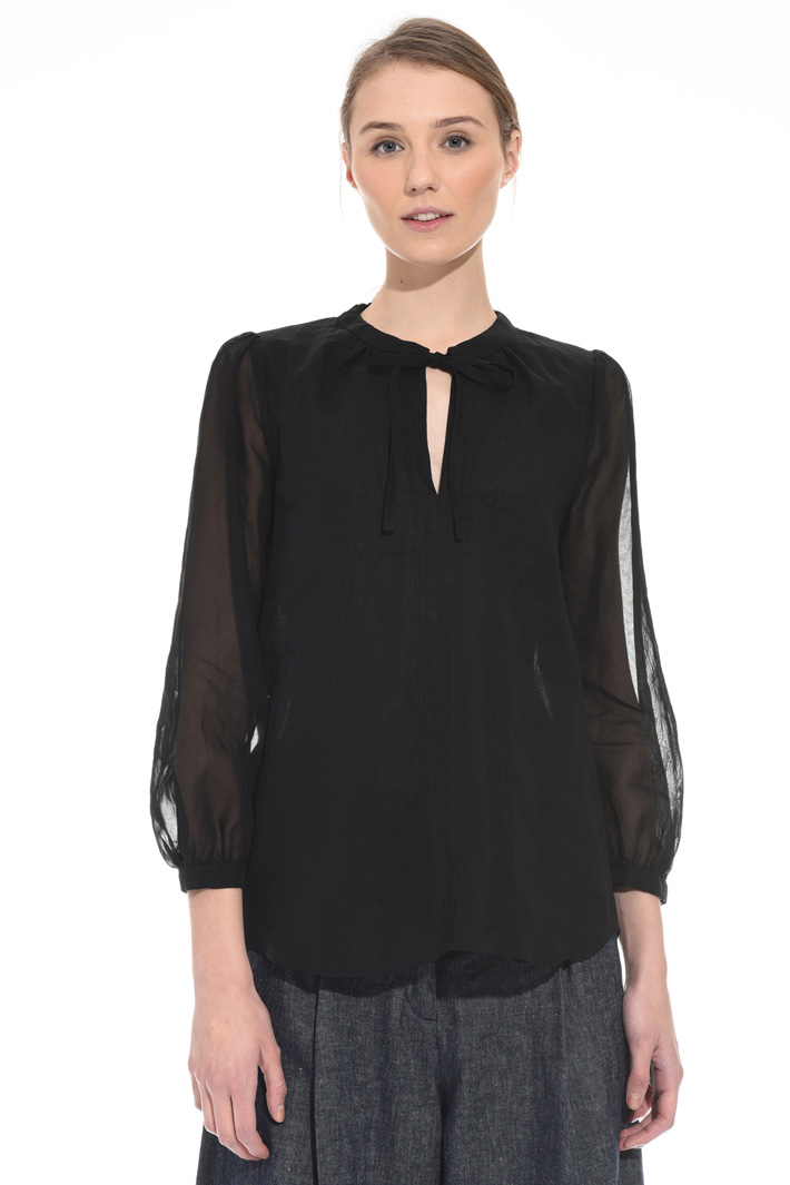 Cotton organza blouse Intrend Cotton organza blouse Intrend