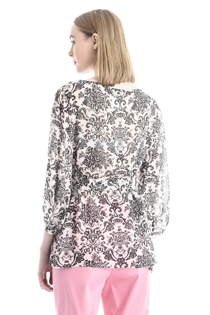 Blusa in viscosa stampata Intrend Blusa in viscosa stampata Intrend