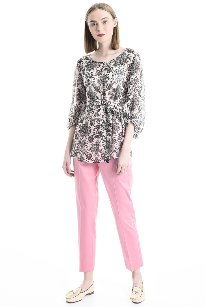 Blusa in viscosa stampata Intrend Blusa in viscosa stampata Intrend