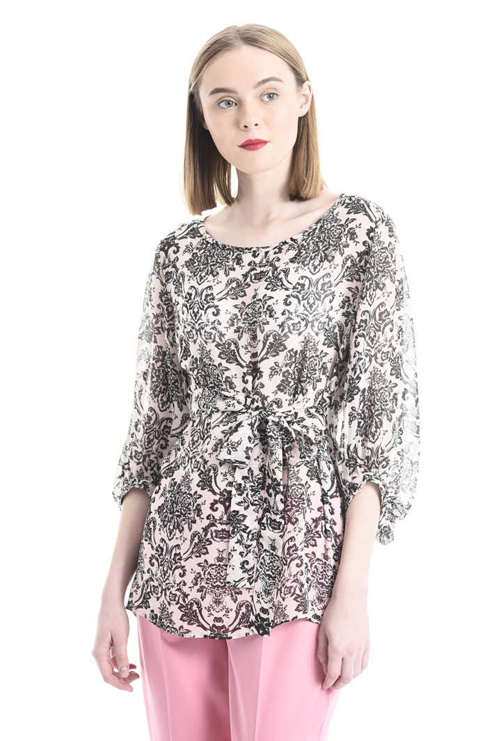 Blusa in viscosa stampata Intrend Blusa in viscosa stampata Intrend