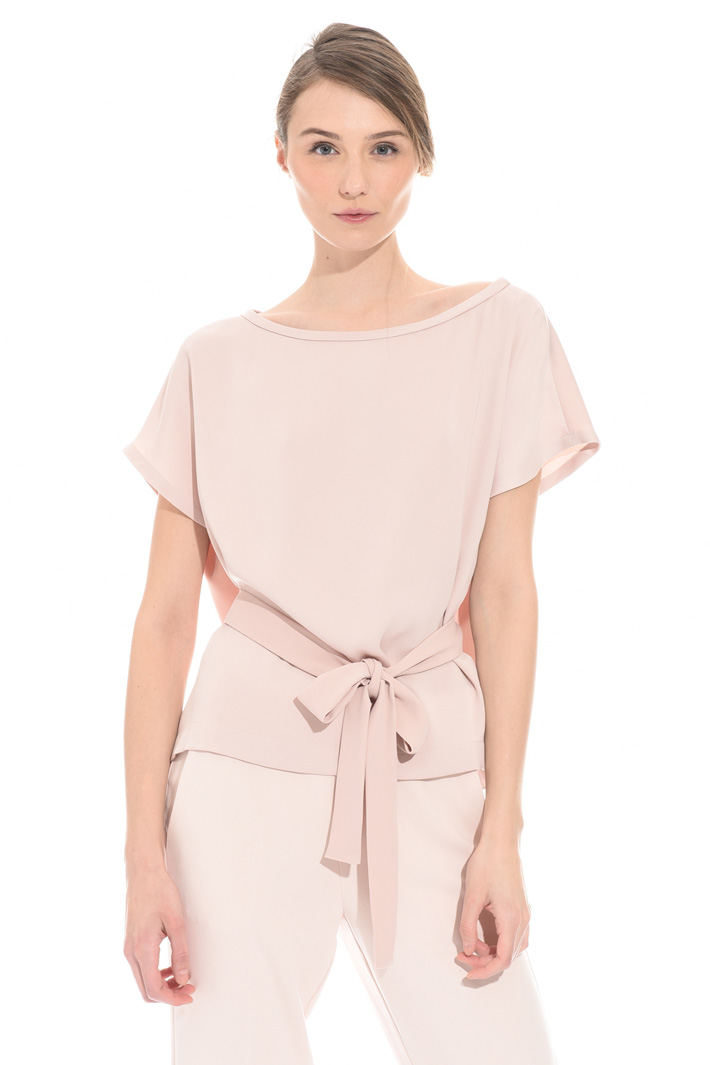 Belted boxy top Intrend Belted boxy top Intrend