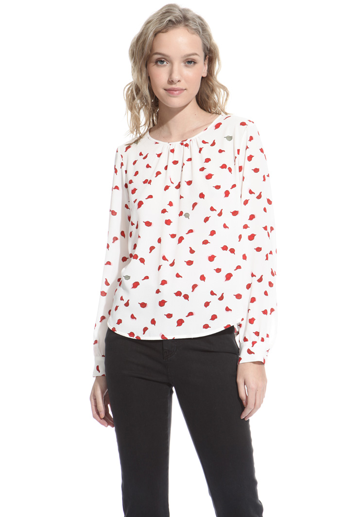 Printed crepe blouse Intrend Printed crepe blouse Intrend