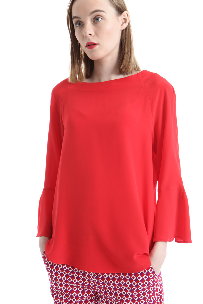 Washed silk blouse Intrend Washed silk blouse Intrend