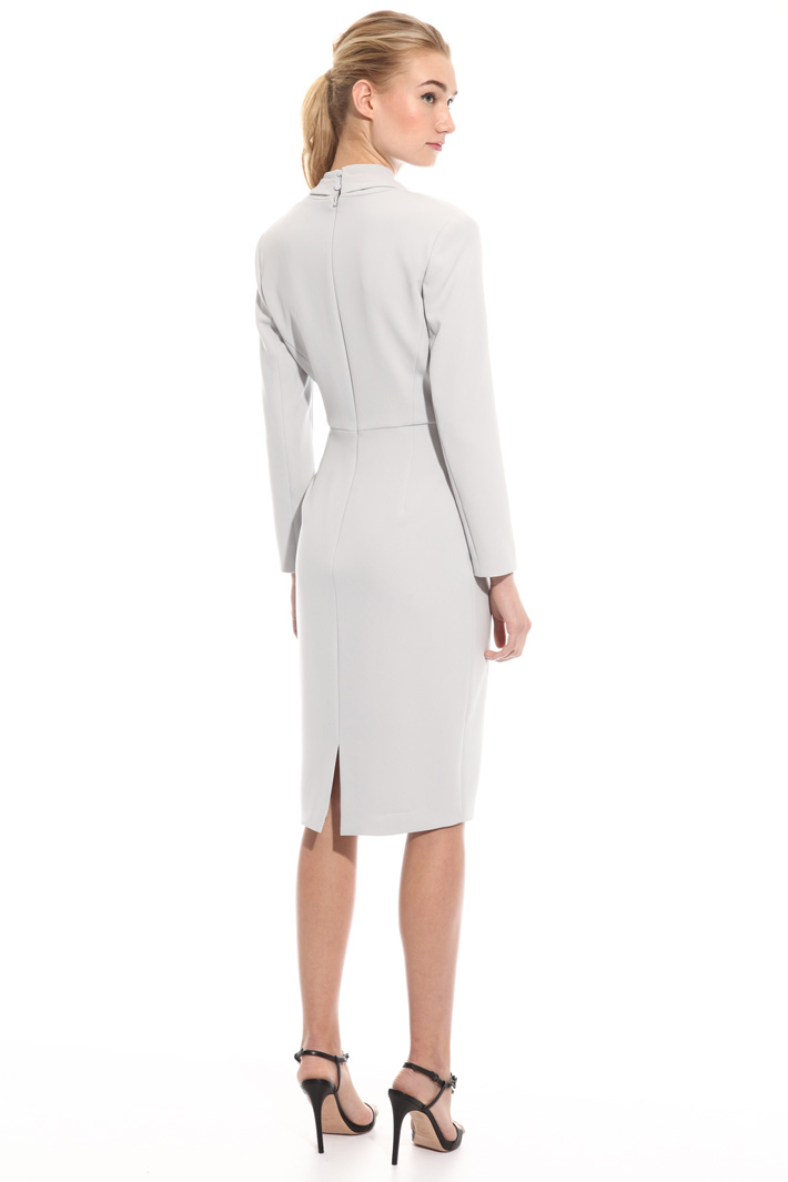 Draped neck dress Intrend Draped neck dress Intrend
