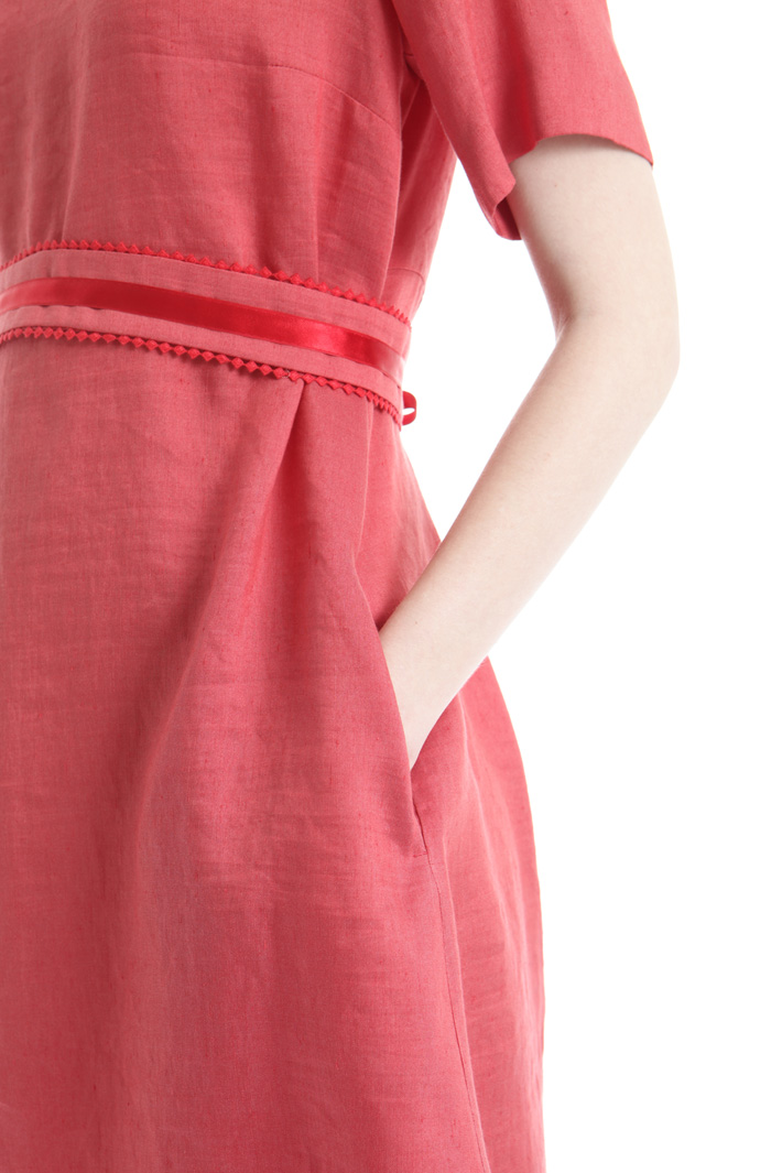Linen and silk dress Intrend Linen and silk dress Intrend