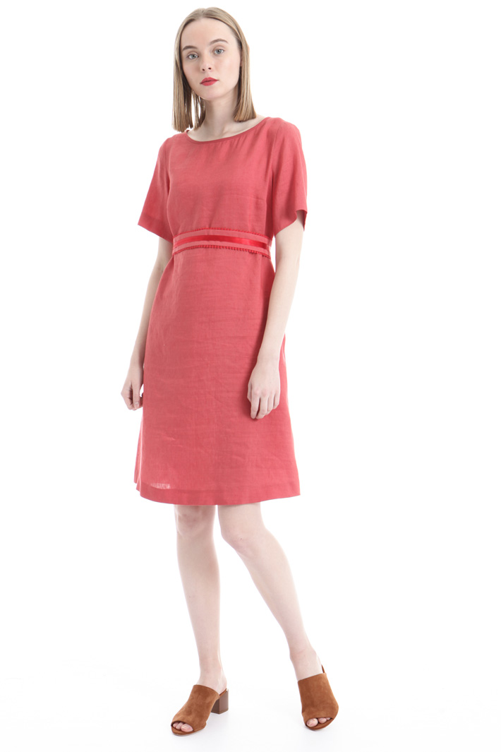 Linen and silk dress Intrend Linen and silk dress Intrend