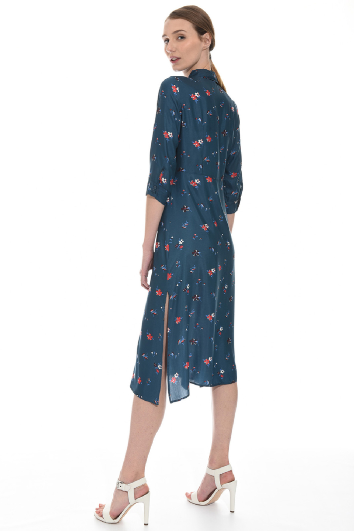 Silk twill midi dress Intrend Silk twill midi dress Intrend