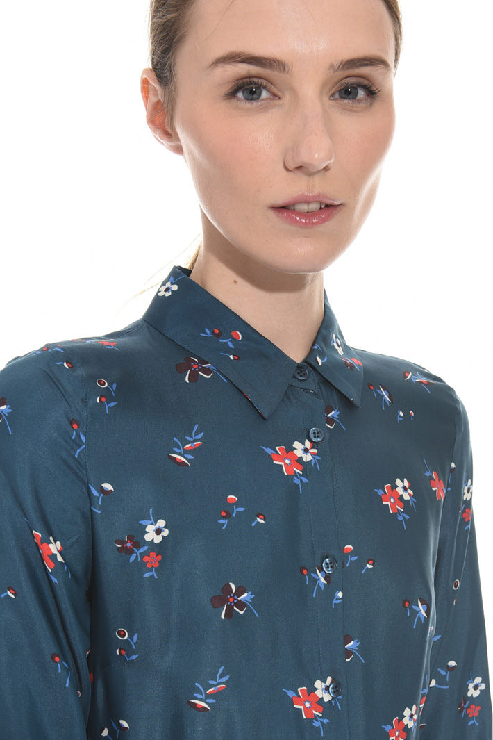 Silk twill midi dress Intrend Silk twill midi dress Intrend