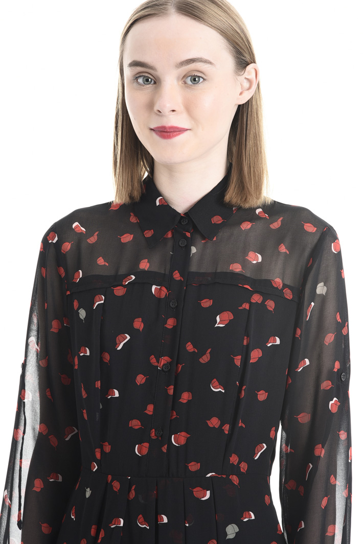 Printed georgette dress Intrend Printed georgette dress Intrend