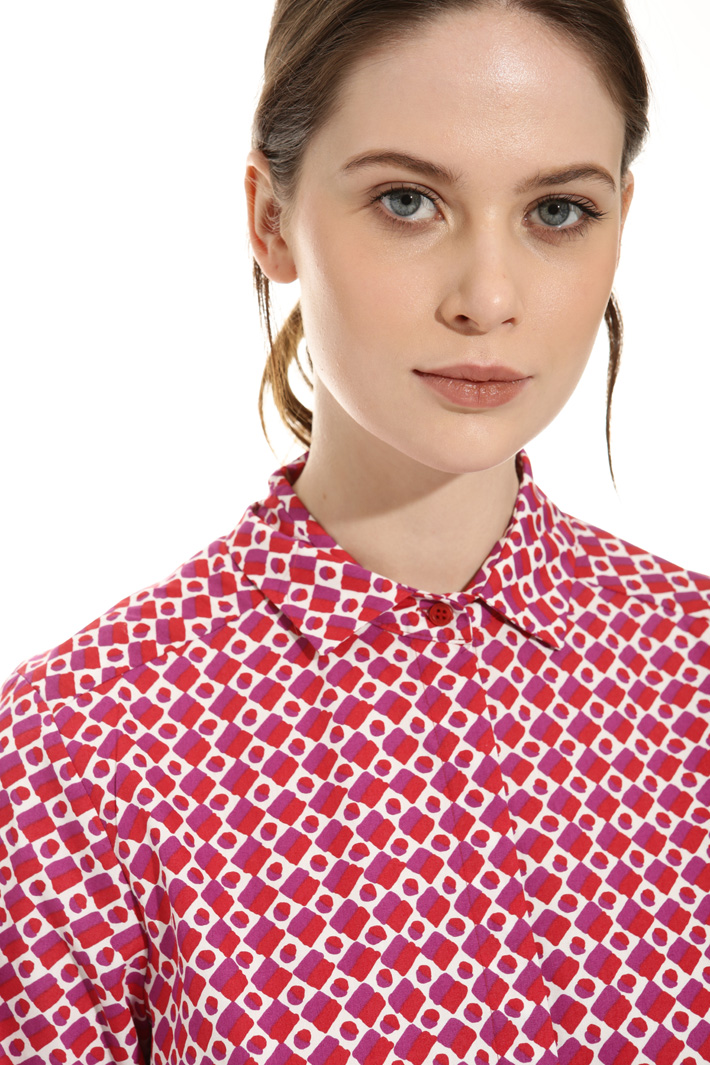 Cotton poplin dress Intrend Cotton poplin dress Intrend