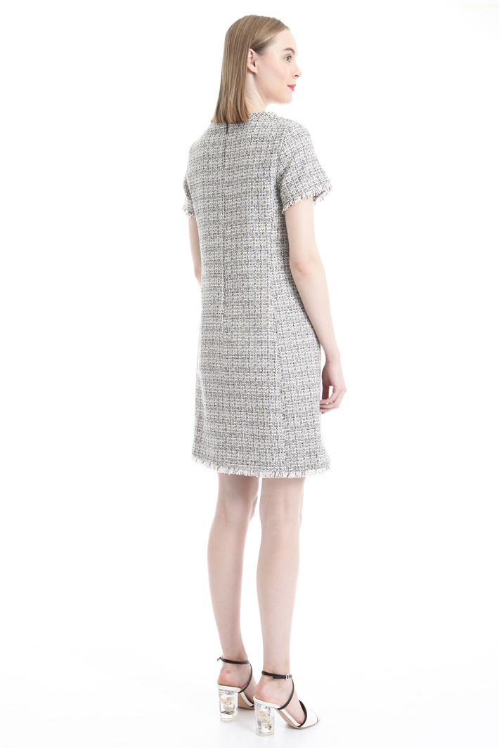 Lurex blend fabric dress Intrend Lurex blend fabric dress Intrend