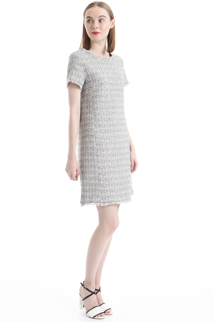 Lurex blend fabric dress Intrend Lurex blend fabric dress Intrend