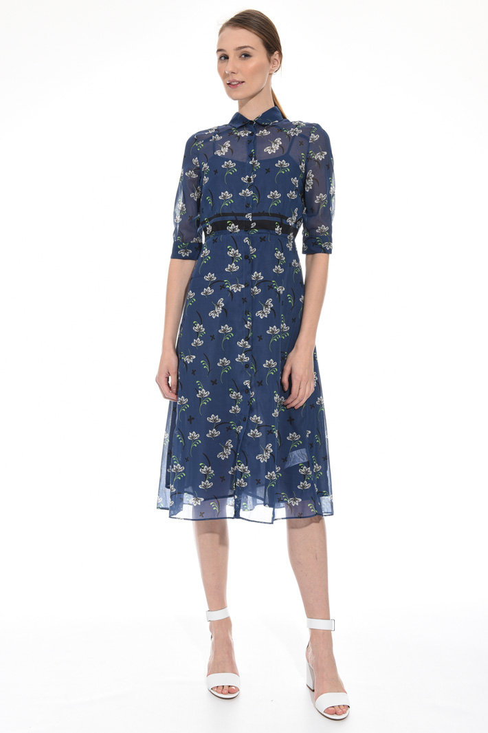 Voilé chemisier dress Intrend Voilé chemisier dress Intrend