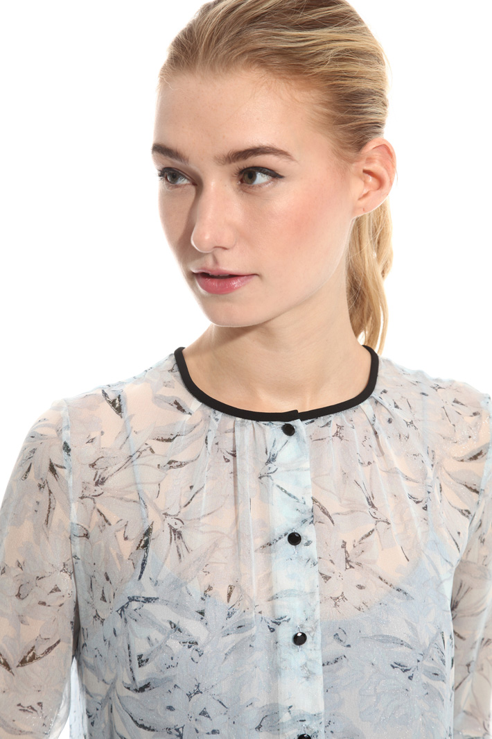 Lurex crepe de chine dress Intrend Lurex crepe de chine dress Intrend