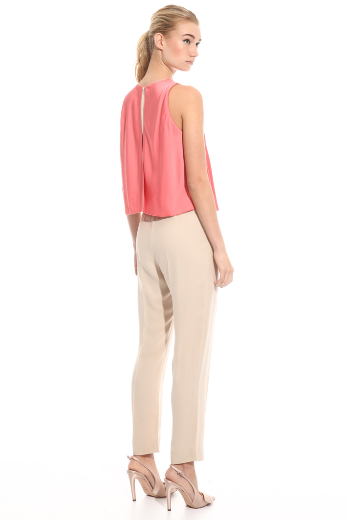 Tuta in georgette e satin Intrend Tuta in georgette e satin Intrend