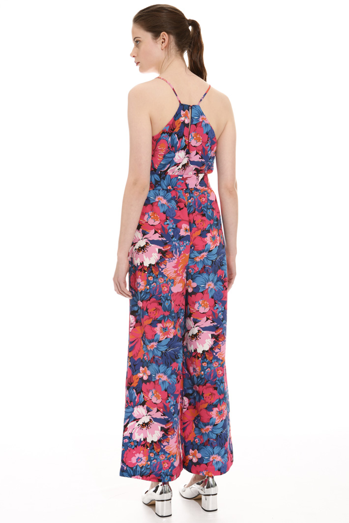 Cropped printed jumpsuit Intrend Cropped printed jumpsuit Intrend