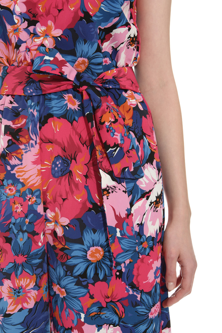 Cropped printed jumpsuit Intrend Cropped printed jumpsuit Intrend