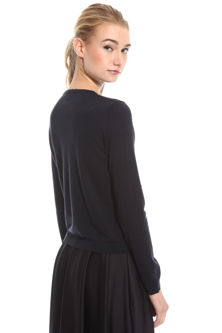 Cardigan con ruches organza Intrend Cardigan con ruches organza Intrend