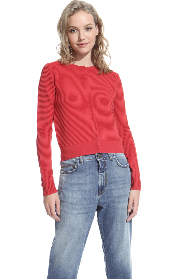Viscose ottoman cardigan Intrend Viscose ottoman cardigan Intrend