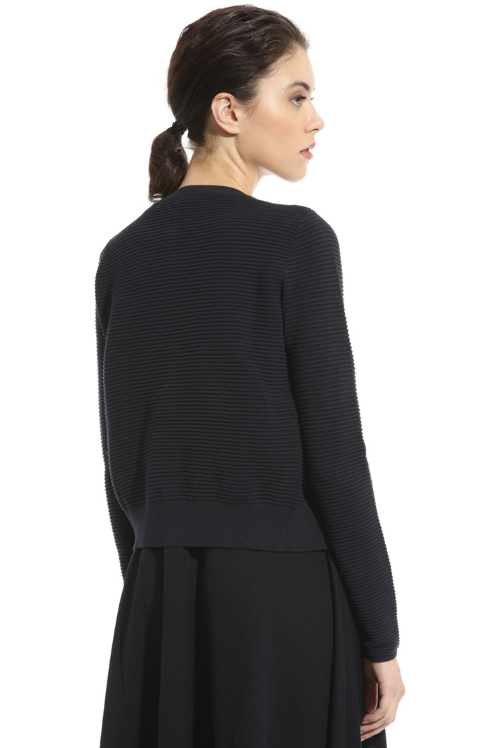 Cardigan in viscosa ottoman Intrend Cardigan in viscosa ottoman Intrend