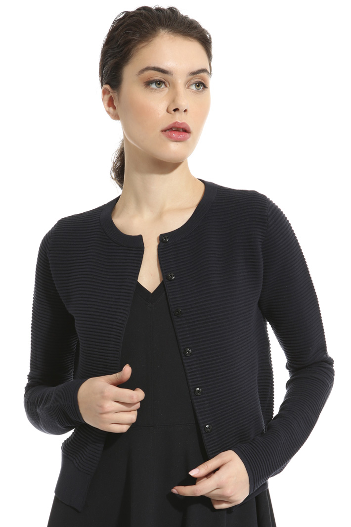 Cardigan in viscosa ottoman Intrend Cardigan in viscosa ottoman Intrend