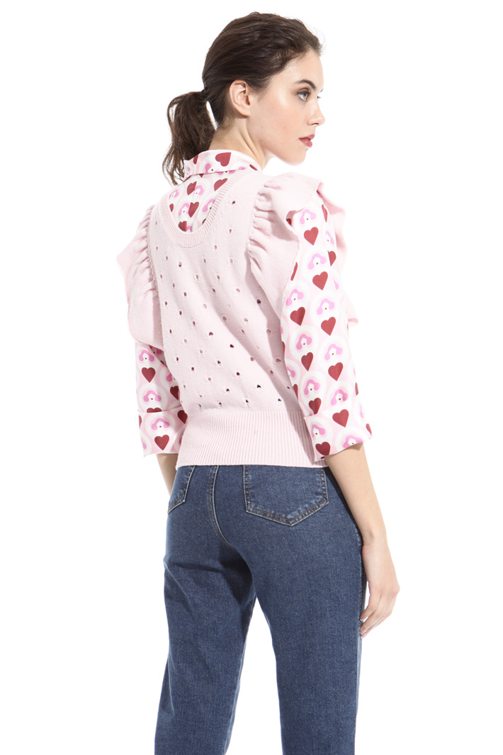 Gilet traforato in lana Intrend Gilet traforato in lana Intrend