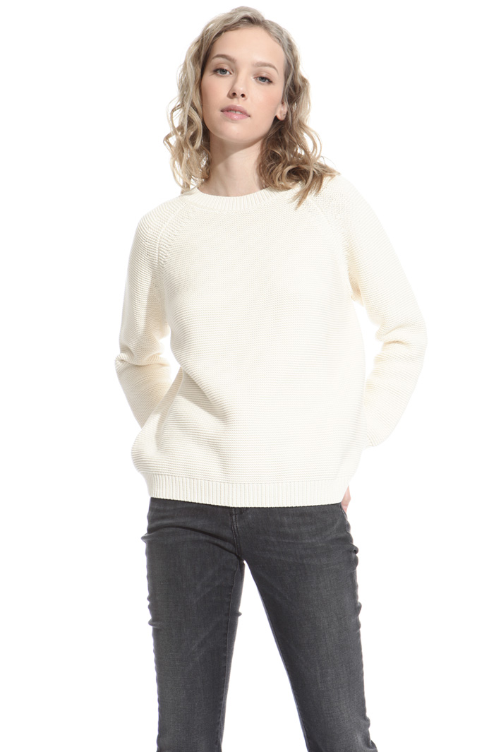 Maglia in cordonetto di cotone Intrend Maglia in cordonetto di cotone Intrend