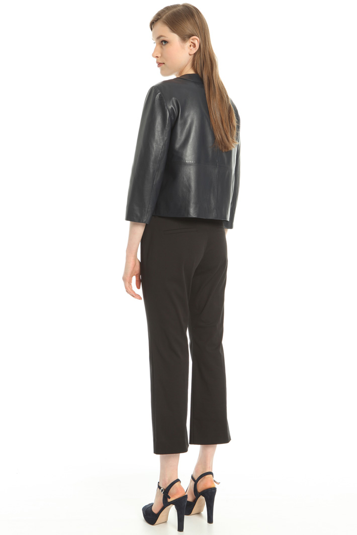 Frill leather jacket Intrend Frill leather jacket Intrend