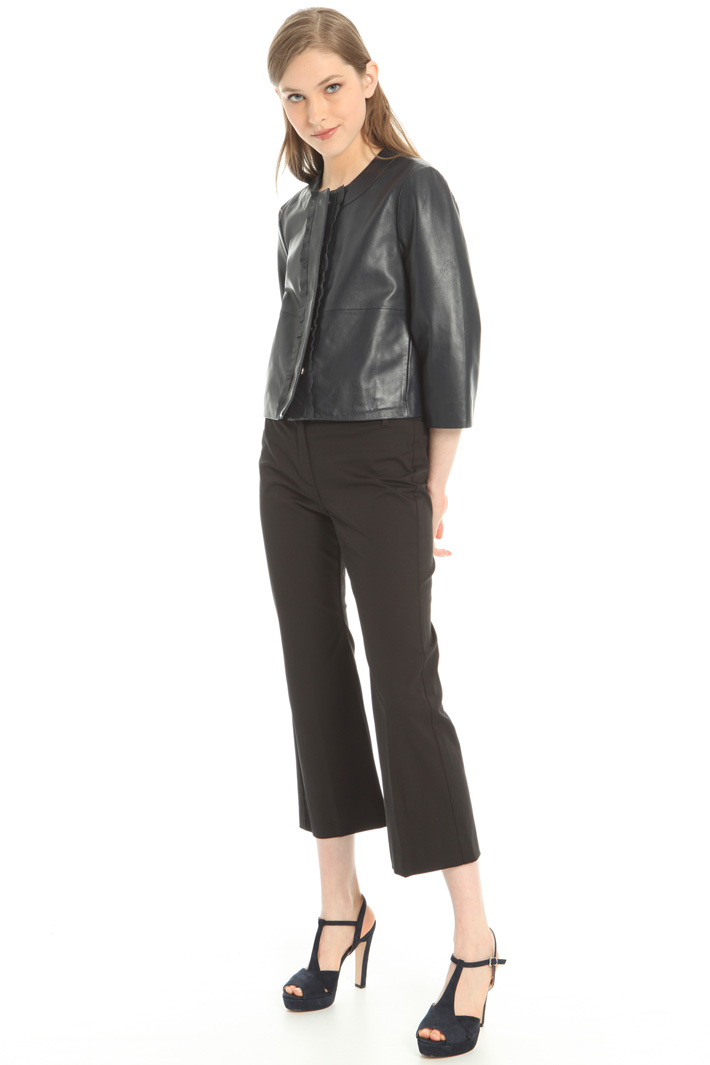 Frill leather jacket Intrend Frill leather jacket Intrend