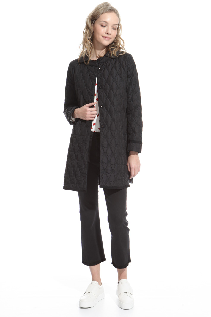 Quilted tech coat Intrend Quilted tech coat Intrend