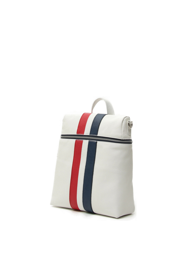 Zaino in pelle con intarsi Intrend Zaino in pelle con intarsi Intrend