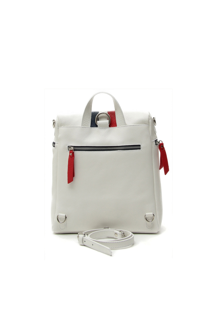 Zaino in pelle con intarsi Intrend Zaino in pelle con intarsi Intrend