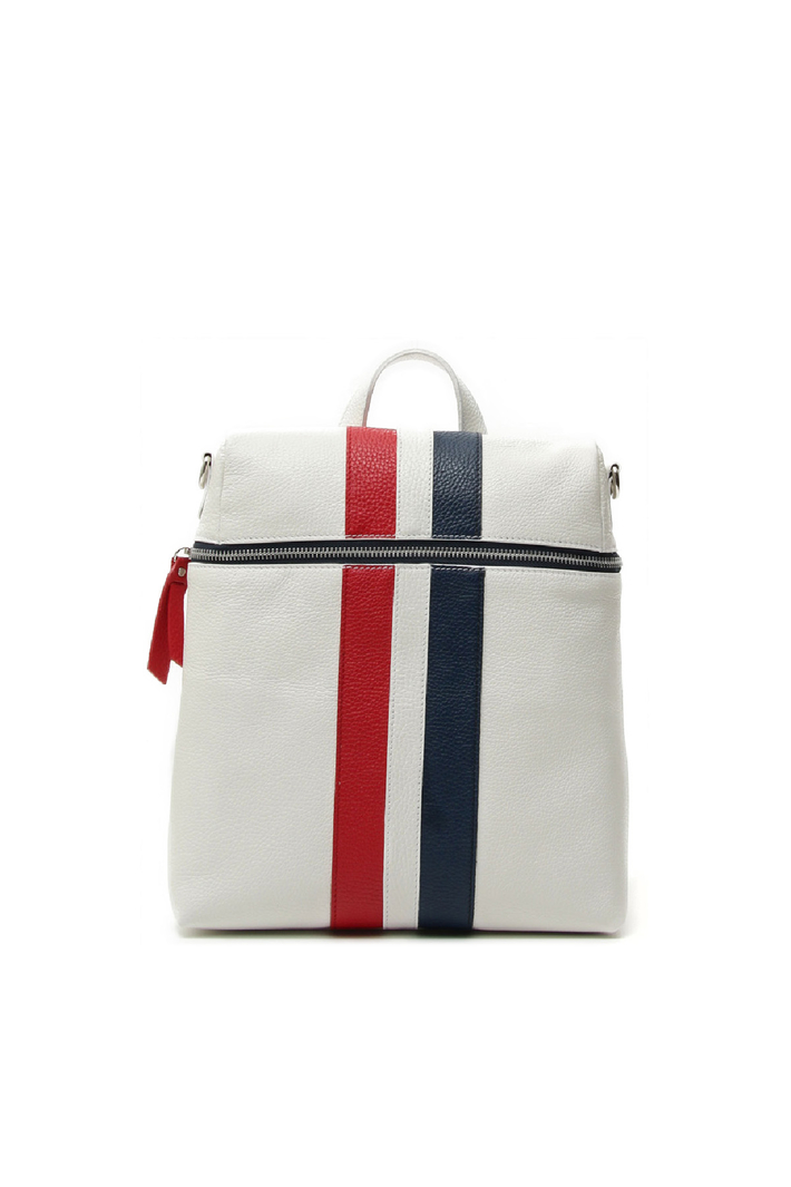 Zaino in pelle con intarsi Intrend Zaino in pelle con intarsi Intrend