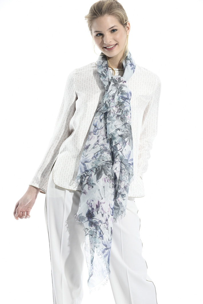 Printed lurex scarf Intrend Printed lurex scarf Intrend