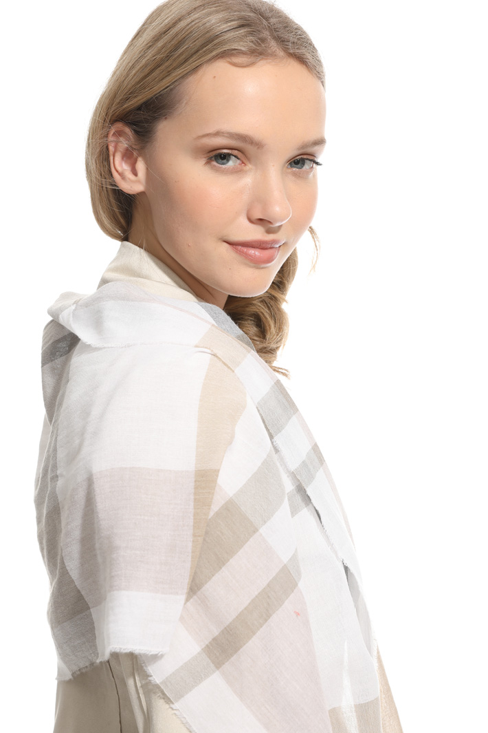 Cotton blend scarf Intrend Cotton blend scarf Intrend