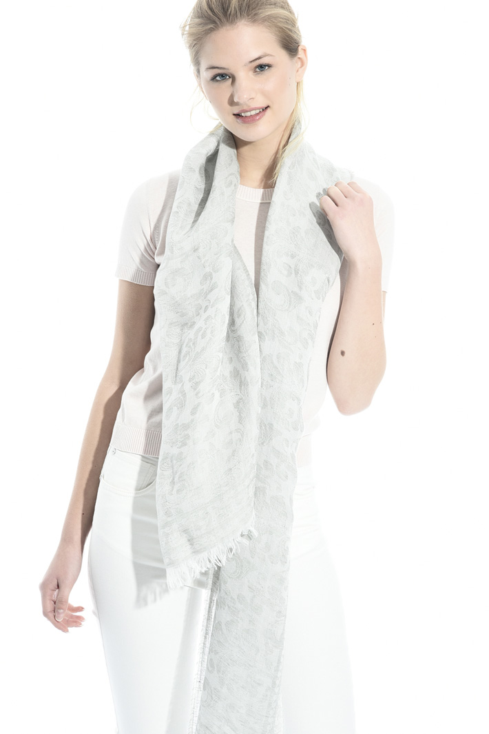 Sciarpa jacquard in misto lino Intrend Sciarpa jacquard in misto lino Intrend
