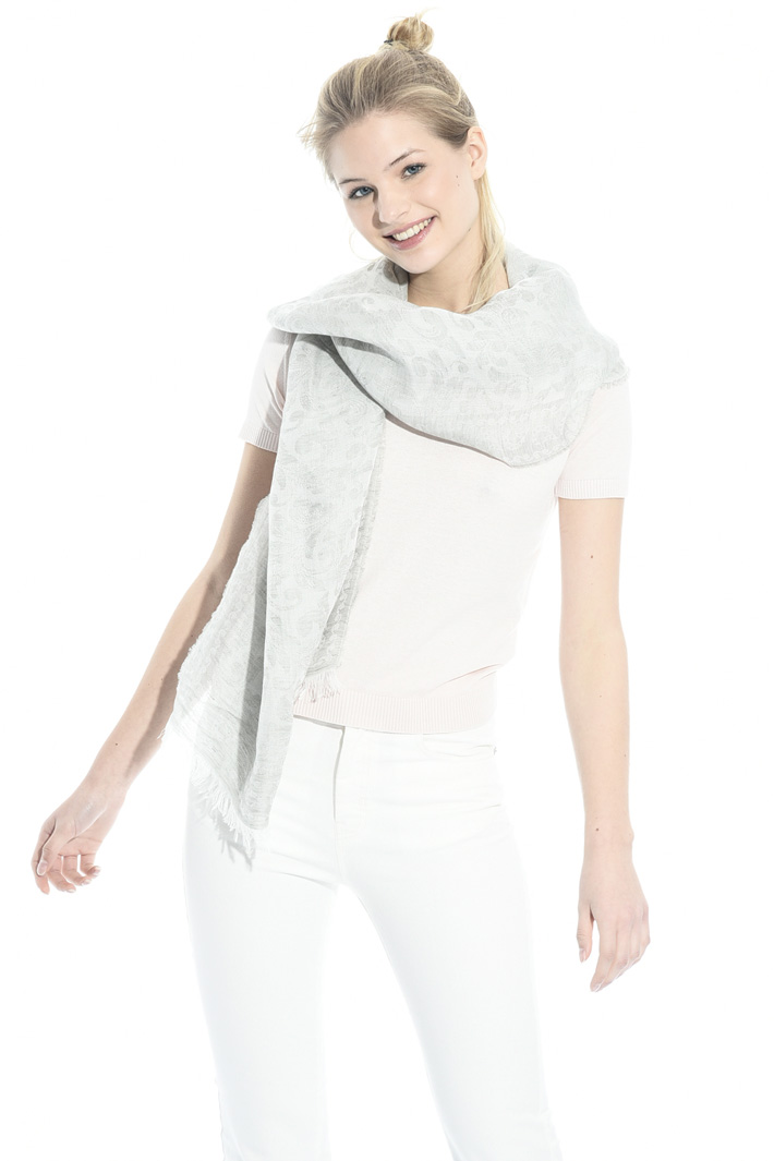 Sciarpa jacquard in misto lino Intrend Sciarpa jacquard in misto lino Intrend