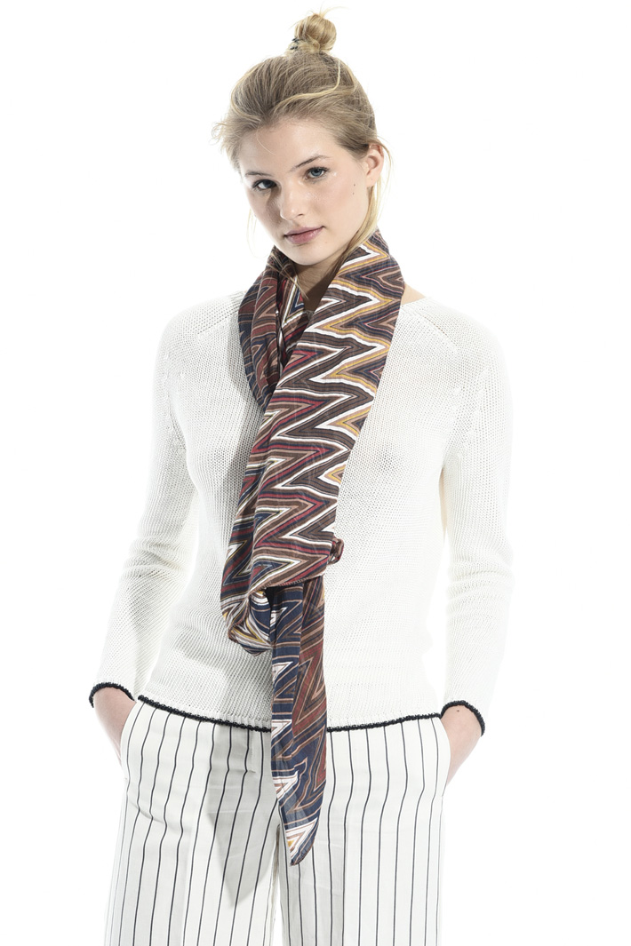 Cotton and silk scarf Intrend Cotton and silk scarf Intrend