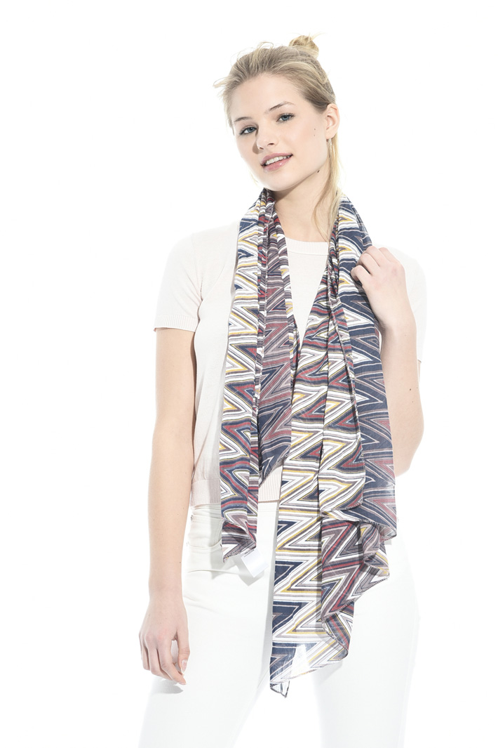 Cotton and silk scarf Intrend Cotton and silk scarf Intrend