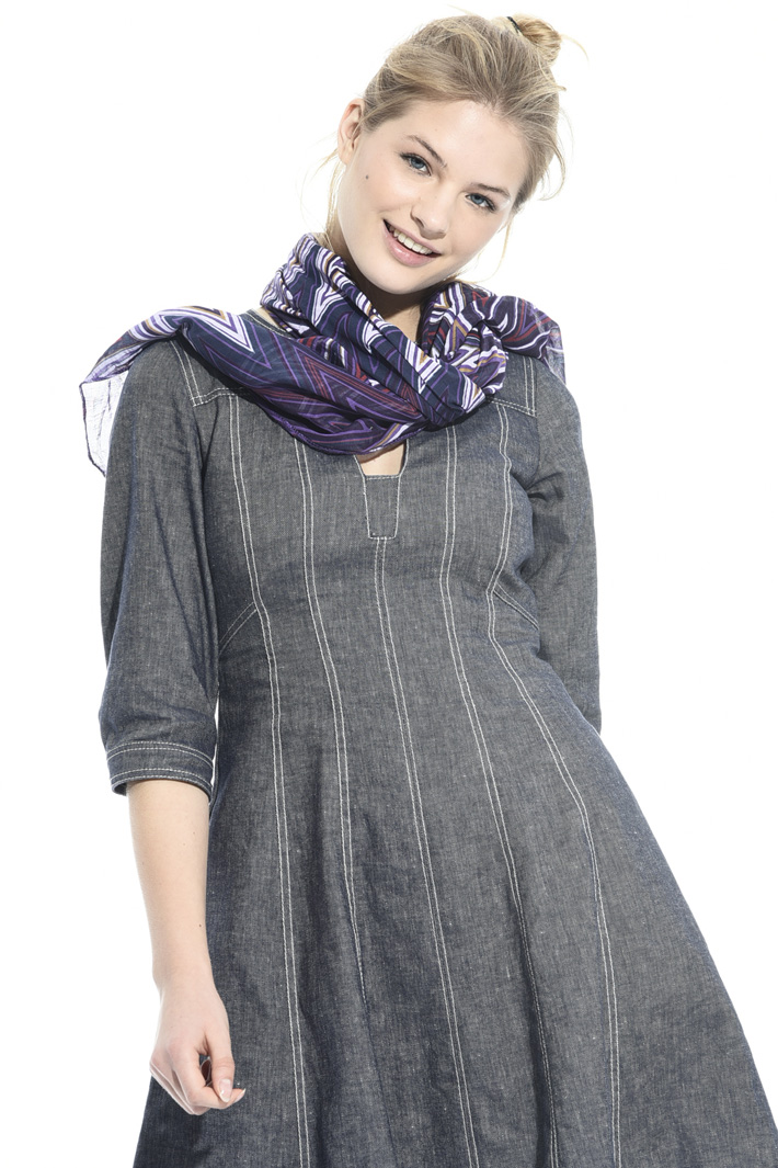 Cotton and silk scarf Intrend Cotton and silk scarf Intrend