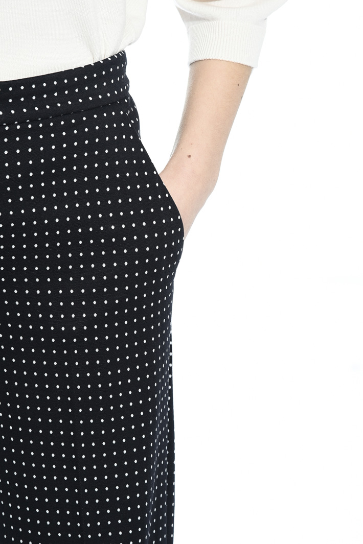 Jersey jacquard trousers Intrend Jersey jacquard trousers Intrend