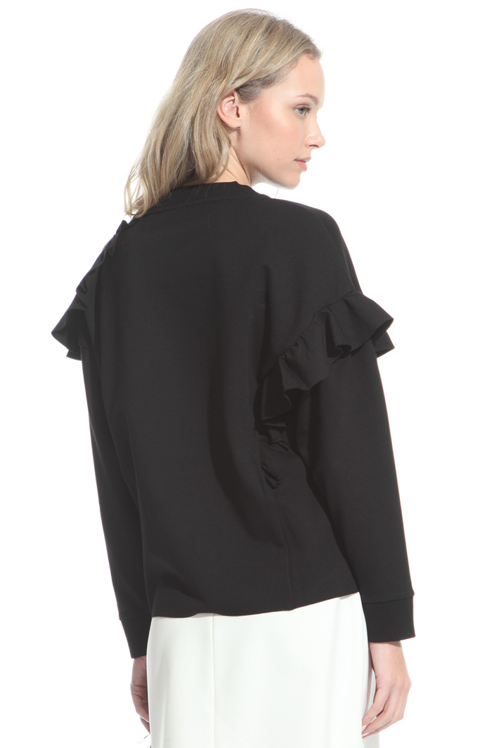 Frilled sweatshirt Intrend Frilled sweatshirt Intrend