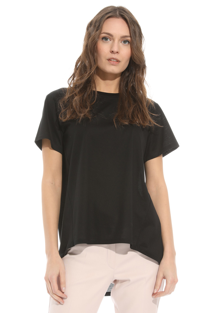 Cotton satin T-shirt Intrend Cotton satin T-shirt Intrend