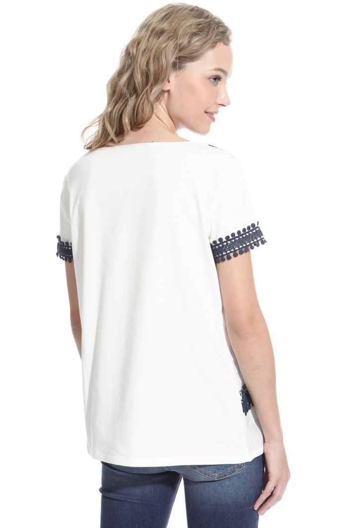 Silk and cotton T-shirt Intrend Silk and cotton T-shirt Intrend